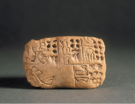 Tablet with Proto-cuneiform Inscription